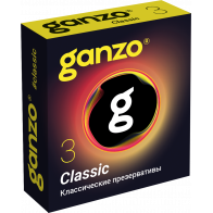 ПРЕЗЕРВАТИВЫ GANZO CLASSIC №3 BLACK EDITION (классические с обильной смазкой) - фото - 1