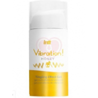 Стимулирующий гель со вкусом меда Intt Vibration! Honey 15 мл - фото - 1