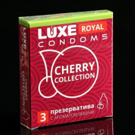 Презервативы Luxe Royal Cherry Collection 3 шт - фото - 1