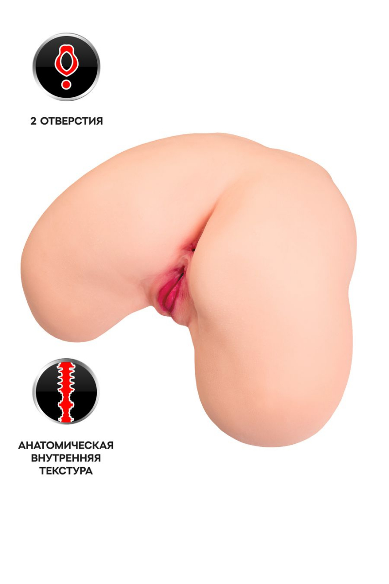 Мастурбатор реалистичный KOKOS MARIA ONAHOLE REAL HIPS 003, TPR, телесный, 40 см - фото - 5