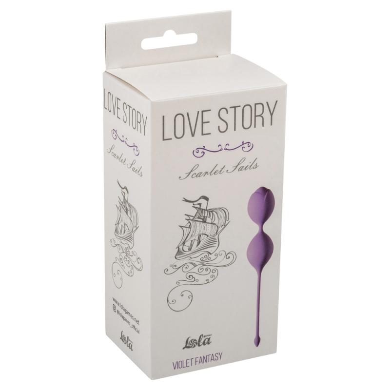 Вагинальные шарики Love Story Scarlet Sails Violet Fantasy - фото - 3
