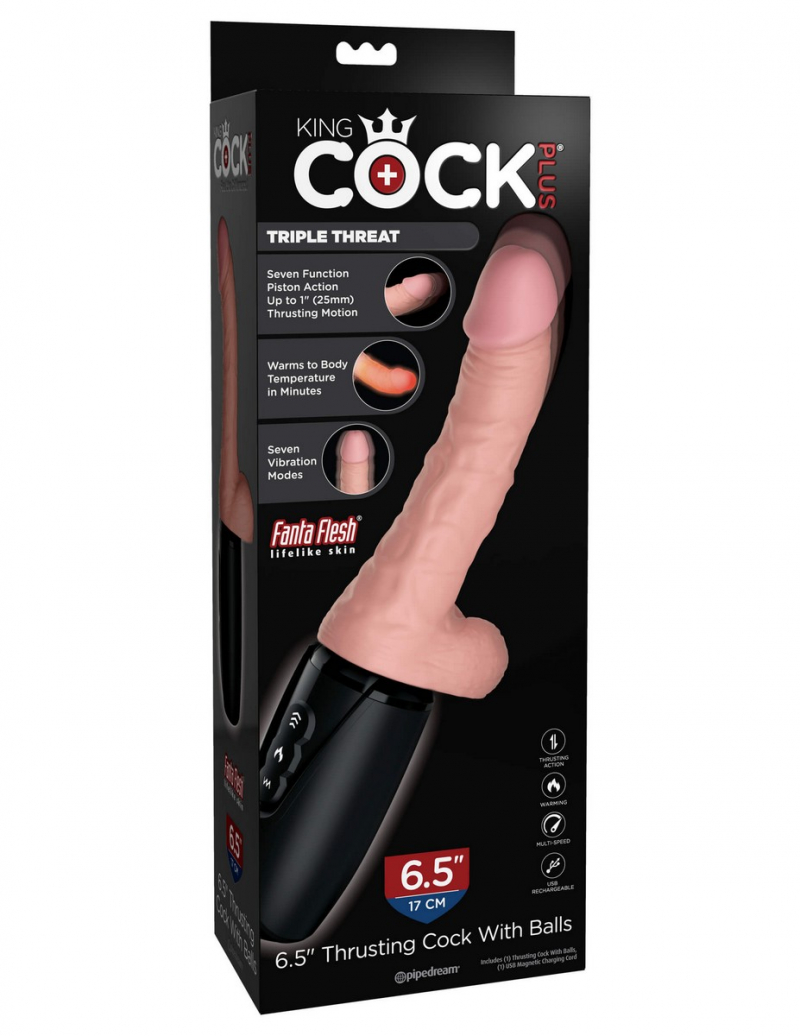 Компактная секс-машина King Cock Plus 6.5 - фото - 3