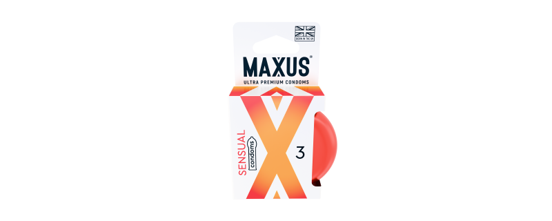 ПРЕЗЕРВАТИВЫ MAXUS SENSUAL №3 X-EDITION (гладкие анатом.) в кейсе - фото - 1