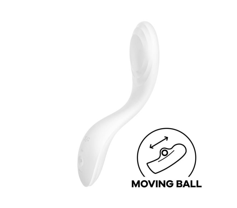 Щекочащий вибратор с движением шарика Satisfyer Rrrolling Pleasure - фото - 2