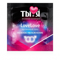 Гель LOVELOVE увлажняющий, одноразовая упаковка 4 г - фото - 1