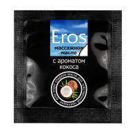 Масло массажное EROS TROPIC (с ароматом кокоса) 4 г - фото - 1