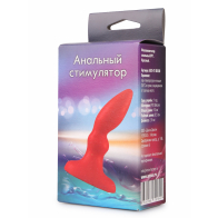 Анальный стимулятор №1. Красный - фото - 1