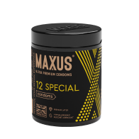 ПРЕЗЕРВАТИВЫ MAXUS SPECIAL № 12 X-EDITION (точечно-ребристые) в кейсе - фото - 1