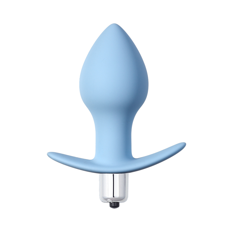 Анальная пробка с вибрацией Bulb Anal Plug Blue (Батарейки ААА) - фото - 2