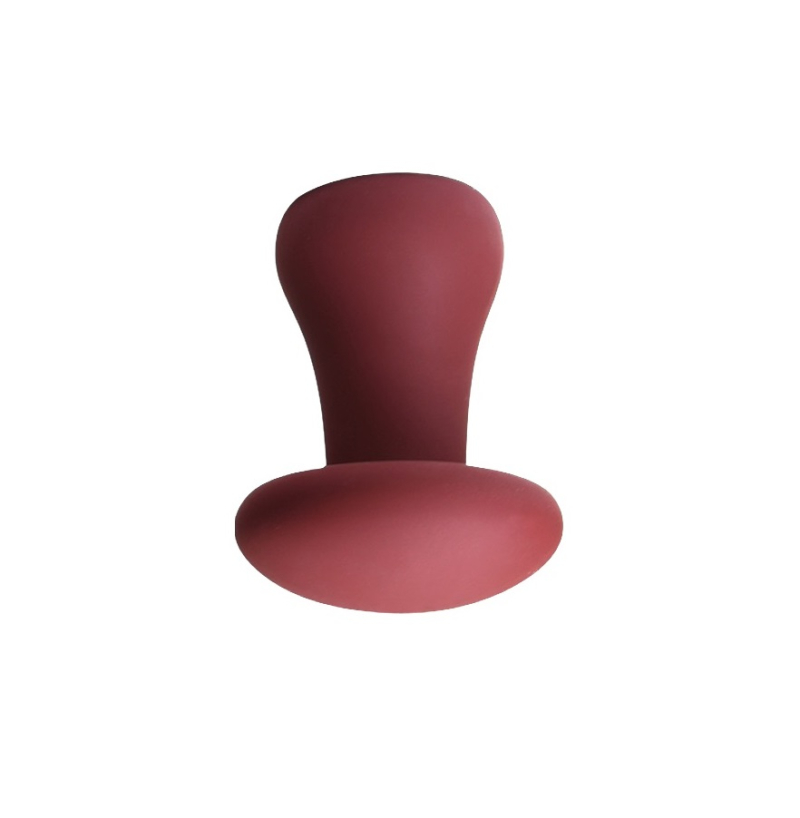 Перезаряжаемый вибратор CNT Oyster Mushroom Red  5 см, Ø 4 см - фото - 3