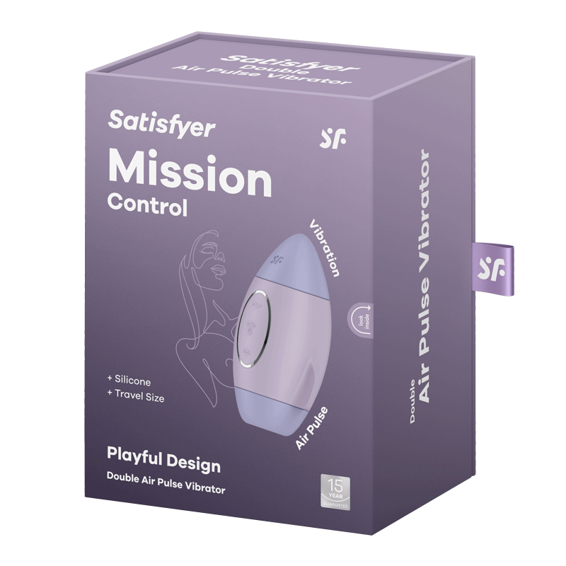 Вакуумно-волновой вибростимулятор Mission Control (violet) - фото - 3