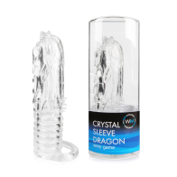 Насадка закрытая CRYSTAL SLEEVE DRAGON в форме дракона - фото - 1