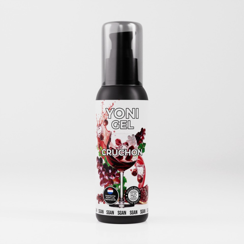 Лубрикант для орального секса SGAN YONI GEL со вкусом Крюшон, 100 мл - фото - 3