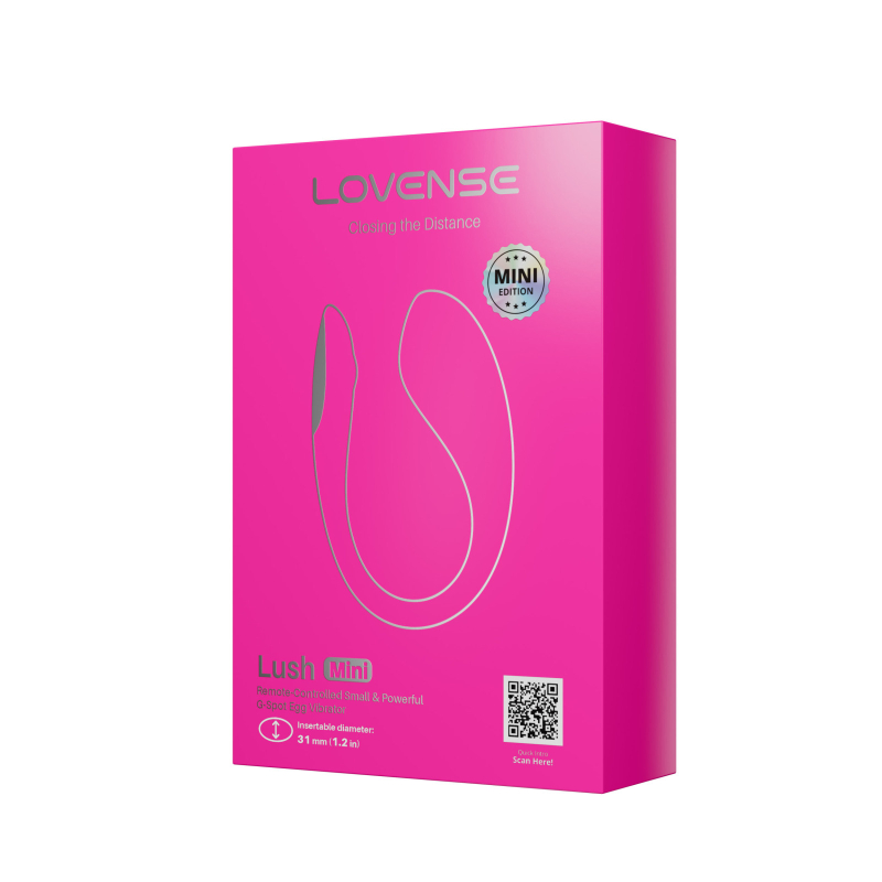 Виброяйцо LOVENSE Lush Mini, розовый - фото - 3
