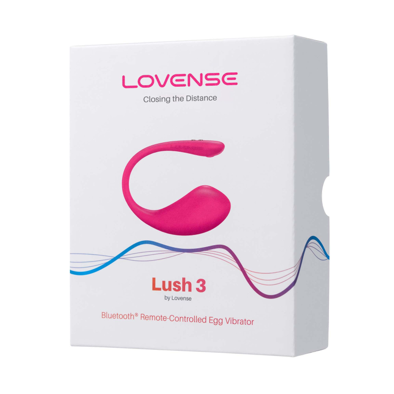 Виброяйцо LOVENSE Lush 3, розовый - фото - 3