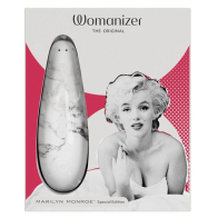 Бесконтактный клиторальный стимулятор Womanizer Marilyn Monroe мраморно-белый - фото - 3
