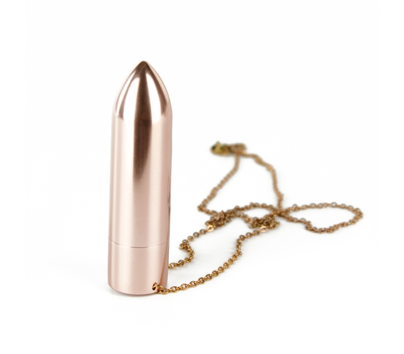 Вибропуля на цепочке DORCEL DISCREET PLEASURE, металл, перезаряжаемая (можно с силиконовой смазкой) - фото - 2