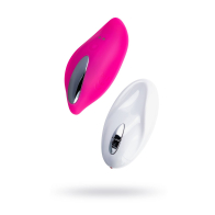 Клиторальный вибратор в трусики JOS RUMBA, силикон, розовый, 8,6 см - фото - 4