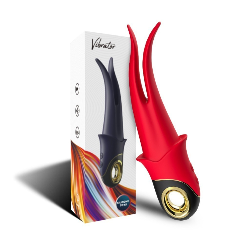 ВИБРОМАССАЖЁР L 235 мм D 37 мм, 9 режимов вибрации - фото - 1