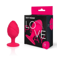 Силиконовая анальная пробка 6.5 см, Ø 3.4 см - фото - 2