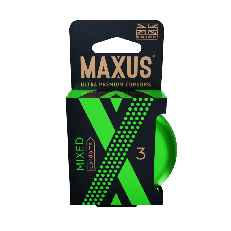 ПРЕЗЕРВАТИВЫ MAXUS MIXED №3 X-EDITION( микс-набор) в кейсе - фото - 1
