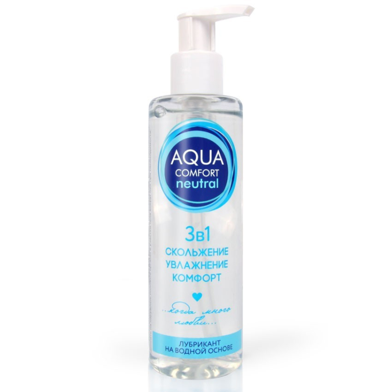 Лубрикант на водной основе AQUA COMFORT hot secret NEUTRAL 195г - фото - 1