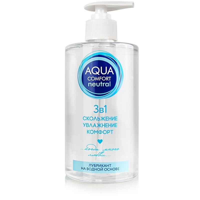 Лубрикант на водной основе AQUA COMFORT hot secret NEUTRAL 440 г - фото - 1