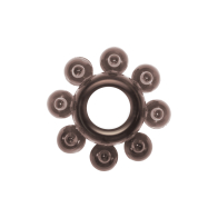 Эрекционное кольцо Rings Bubbles black - фото - 2