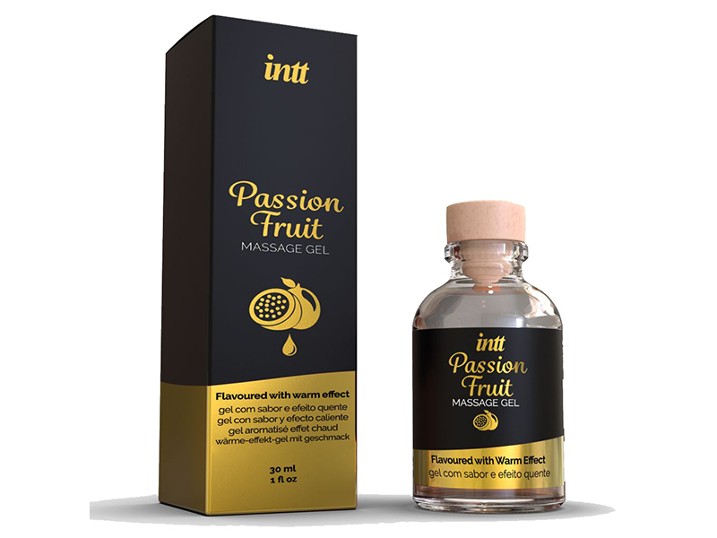 Массажный гель с ароматом маракуйи INTT Passion Fruit 30мл - фото - 1