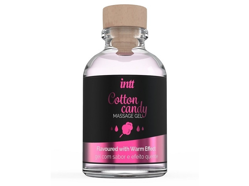 Массажный гель с согревающим эффектом INTT Cotton Candy 30мл - фото - 3