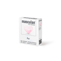 ПРЕЗЕРВАТИВЫ MASCULAN PUR № 3 (УТОНЧЕННЫЕ ПРОЗРАЧНЫЕ) 3 штуки - фото - 1