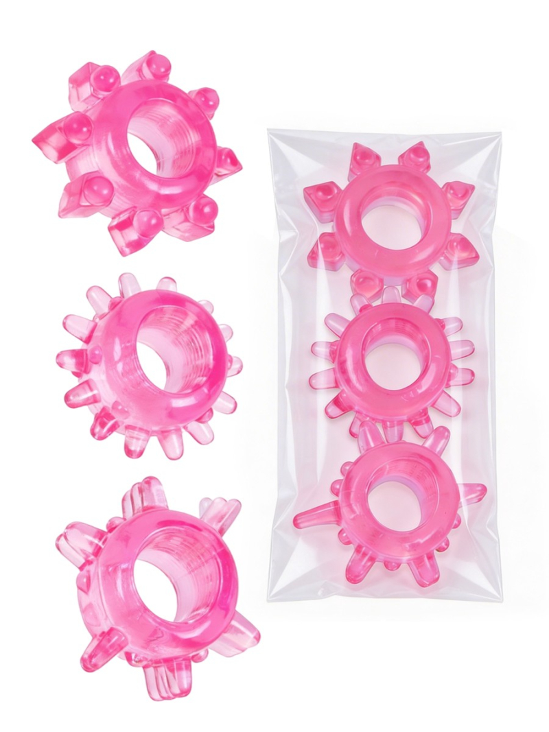 КОЛЬЦО ЭРЕКЦИОННОЕ 3 шт - фото - 1