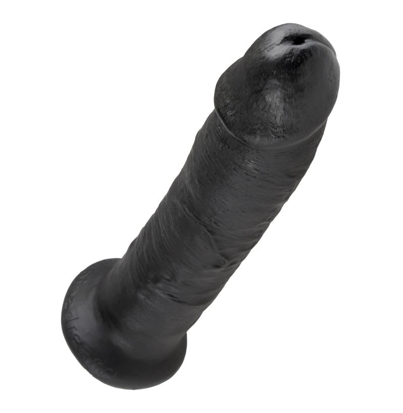 Реалистичный фаллоимитатор чёрный из ПВХ, США (рабоч.часть – 21*5.5) - фото - 3