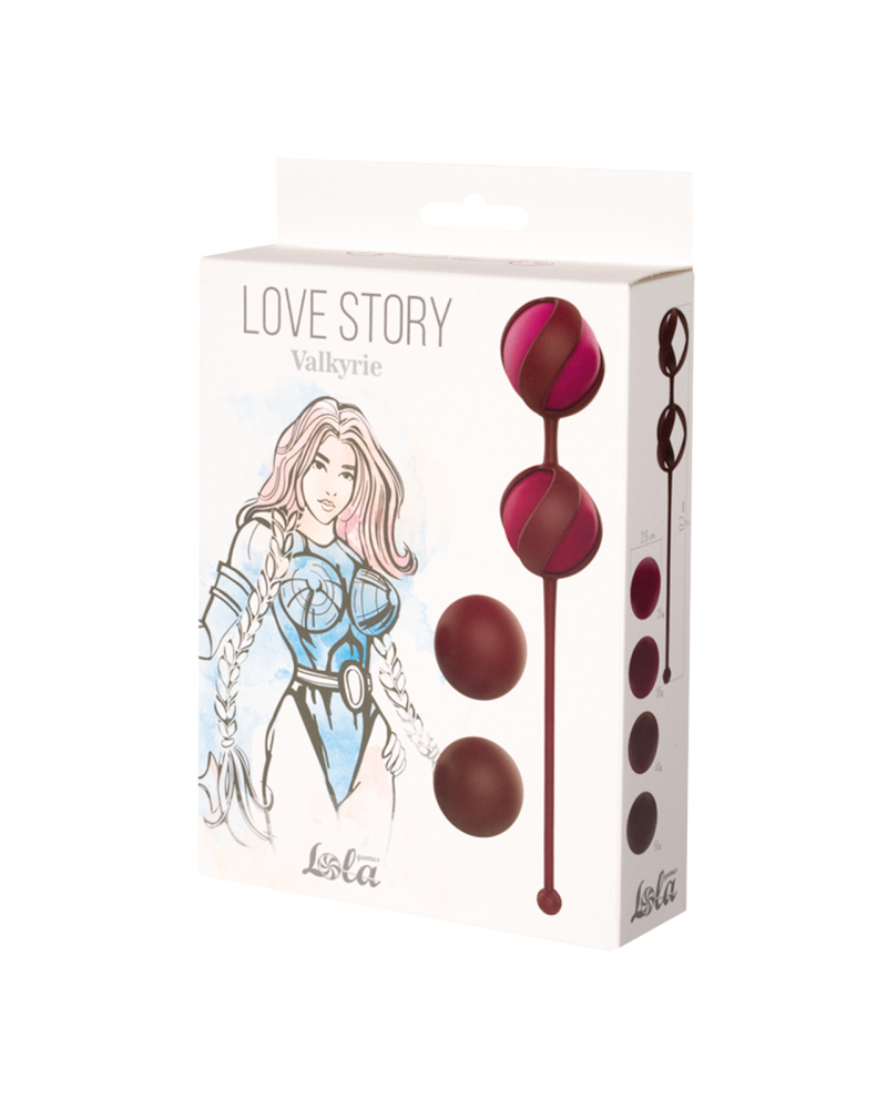 Набор Сменных Вагинальных Шариков Love Story Valkyrie Wine Red - фото - 3