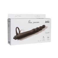 Вибронасадка для двойного проникновения Pure Passion Bramble black - фото - 2