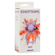 Эрекционное виброколечко Emotions Minnie Purple - фото - 2