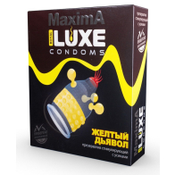 Презерватив LUXE MAXIMA "Желтый Дьявол" - фото - 1