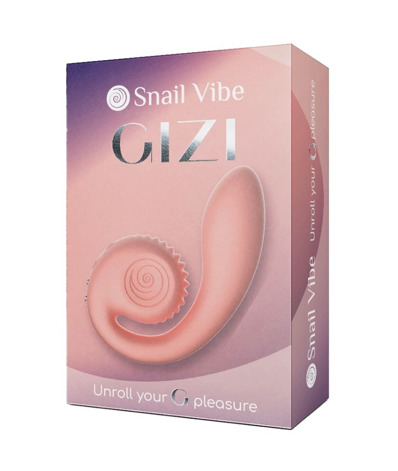 Инновационный SVibe Gizi вибратор, персиковый - фото - 5