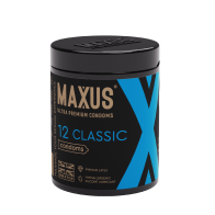 ПРЕЗЕРВАТИВЫ MAXUS CLASSIC № 12 X-EDITION (гладкие классические) в кейсе - фото - 1