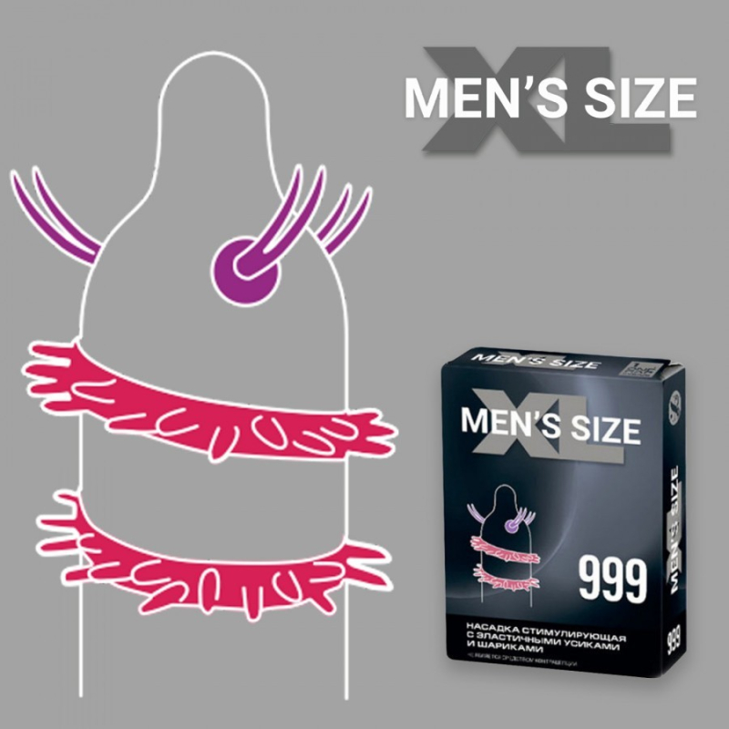 НАСАДКА СТИМУЛИРУЮЩАЯ SITABELLA MEN SIZE 999 - фото - 2