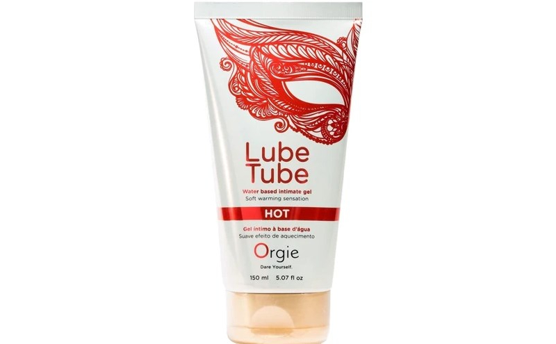 Лубрикант на водной основе Orgie Lube Tube Hot, 150 мл, с согревающим эффектом, без запаха - фото - 1