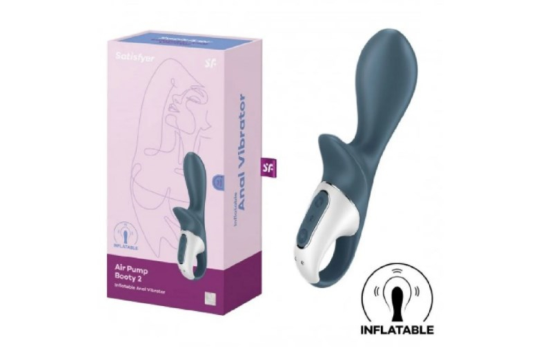 Satisfyer Анальный вибромассажёр Air Pump Booty 2 - фото - 1