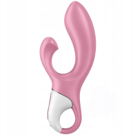 Вибратор-кролик Satisfyer Air Pump Bunny 2 Light Red - фото - 1