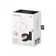 Вибратор для пар Satisfyer Double Love с пультом ДУ, черный - фото - 1