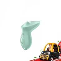 Вибратор с движущимся шариком Satisfyer Exciterrr, силикон, зеленый - фото - 2