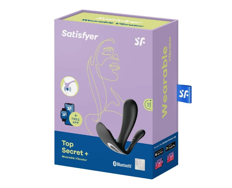 Вибратор Satisfyer Top Secret + вагинально-анальный с управлением - фото - 1