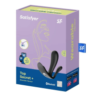 Вибратор Satisfyer Top Secret + вагинально-анальный с управлением - фото - 1
