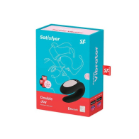 Вибратор для пар Satisfyer Double Joy, черный - фото - 1