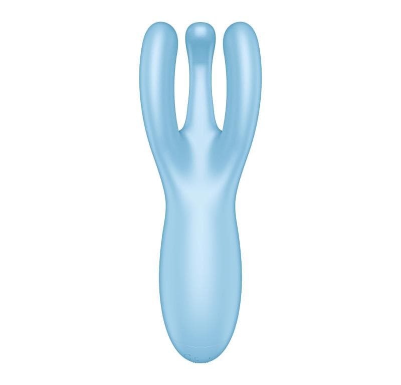 Satisfyer Threesome 4 - вибростимулятор с 3-мя моторчиками и мобильным управлением - фото - 1