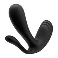 Satisfyer Top Secret + - вибратор с анальным стимулятором для скрытого ношения - фото - 1